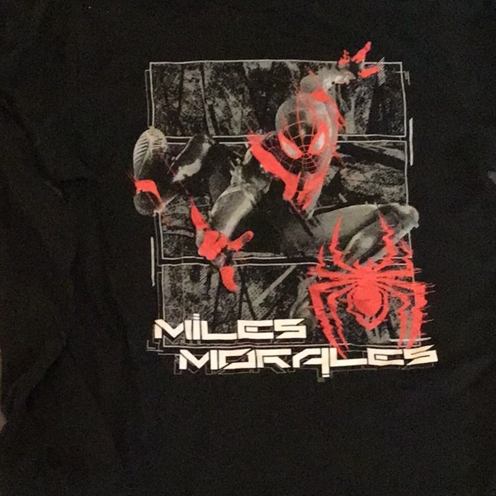 Black Spider-Man Graphic Tee